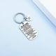 thumbnail image 5 of Llavero inspirador, etiquetas para llaves, joyería sencilla, regalo, llavero, Mini llavero grabado genial para regalo de aniversario de hijo, 5 of 8