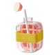 thumbnail image 5 of 2 en 1 Bandeja Hielo Cubitos Con Fabricante Paja (800 Ml) Rosa, 5 of 6