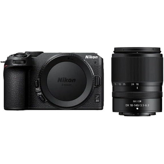 Nikon Z30 Mirrorless Camera 20.9MP DX-Format with NIKKOR Z DX 18-140mm Lens Kit, Black (International Model)