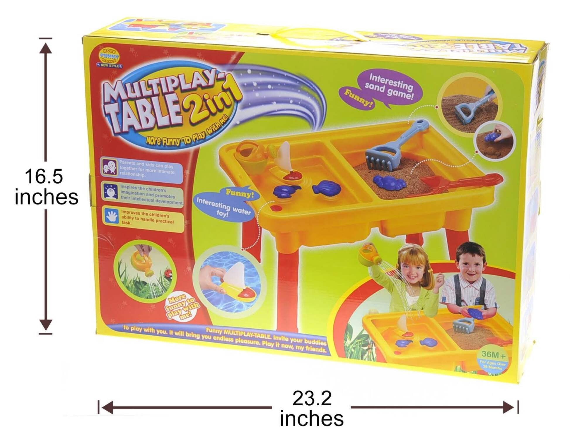 Sandbox Castle 2-In-1 Sand And Water Table W/Beach Playset