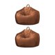 thumbnail image 1 of 2 Brown_2 Organizador de juguete de suave para Velvet Lazy Funda para Silla de relleno con suave 90x110cm Gloria funda de puf para niños, 1 of 9