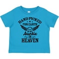thumbnail image 3 of Inktastic Handpicked for Earth By My Auntie in Heaven with Angel Wings Boys or Girls Toddler T-Shirt, 3 of 5