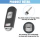 thumbnail image 4 of Carcasa para mando a distancia de coche, carcasa para mando a distancia de 3 botones, carcasa de entrada sin llave, reemplazo de carcasa para Mazda 3 6 MX5 Miata 2014-2018, 4 of 7