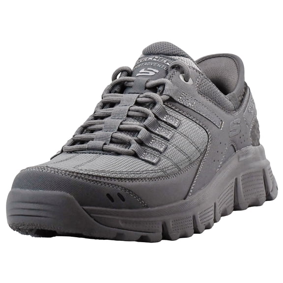 Skechers Sneakers for Men Slip Ins Summits at Hiking Shoes Heel Pillow Air Cooled Memory Foam Lightweight Cushioned Casual Athletic Outdoor Footwear