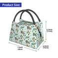 thumbnail image 2 of Lukts Cartoon Car Racing Pattern Small Lunch Bag for Men Women Insulated Lunch Box Mini Lunchbox Portable Lunch Cooler Bag,Reusable Snack Bag, 2 of 6