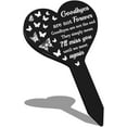 Acrylic Heart Grave Markers for Cemetery Goodbyes Are Not Forever