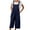 Navy, variant on Aayomet Women'S Jumpsuits Women's Washed Linen Bib Jeans Overalls Casual Ripped Linen Jumpsuits Rompers,Navy XXL
