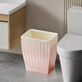 thumbnail image 6 of Bathroom , Stylish Garbage Container Bin for Living Room,1.32 Gallon/5 Liters Pink Small , Waste Basket for Bathroom, Kitchen, Office, Bedroom Room Decor, 6 of 6