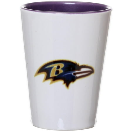 Baltimore Ravens 2oz. Inner Color Ceramic Cup - No