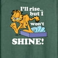 thumbnail image 3 of Garfield - Rise But Won't Shine - Women's Lightweight French Terry Long Sleeve Shirt, 3 of 5