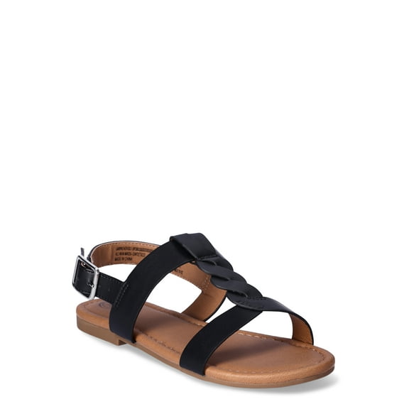 Wonder Nation Little Girls and Big Girls Braid Sandals
