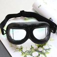 thumbnail image 5 of Gafas de aviador para motocicleta, a prueba de viento, protección solar, UV, máscara, casco, gafas, deporte, gafas de seguridad para aviador, piloto, crucero, casco de moto, gafas de bicicleta, 5 of 5