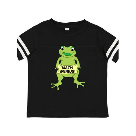 

Inktastic Math Genius Frog Gift Toddler Boy or Toddler Girl T-Shirt