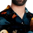 thumbnail image 5 of Platypus Men's Short Sleeve Poplin Button Down Shirts - Casual Printed Summer Beach Tops for Men, 5 of 6