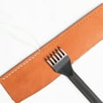 thumbnail image 3 of SENRISE 4× Steel Leather Punchs 1/2/4/6 Prong DIY Diamond Lacing Stitching Chisel Set Leather Craft Kits, 3 of 6