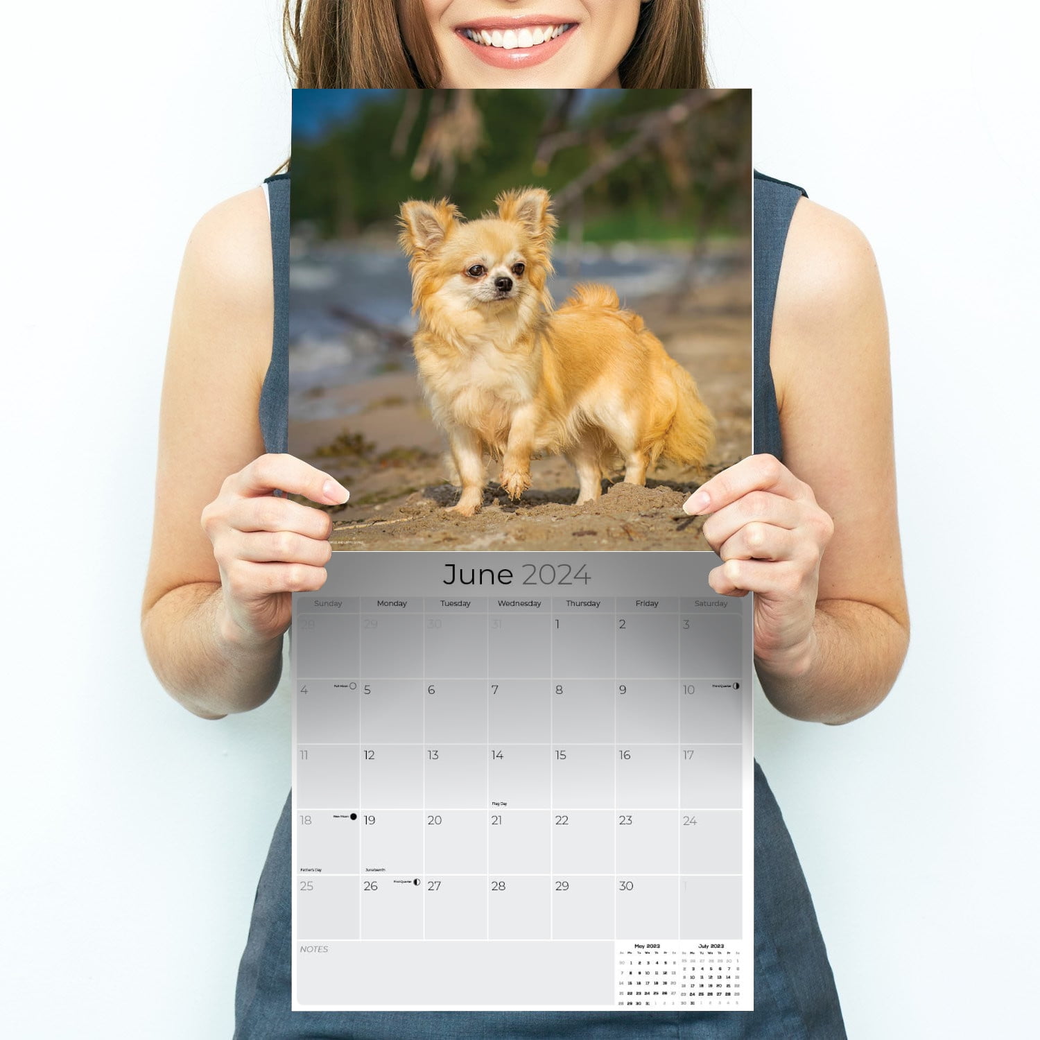 2023 2024 Chihuahua Calendar - Dog Breed Monthly Wall Calendar - 12 x 24  Open - Thick No-Bleed Paper - Giftable - Academic Teacher's Planner Calendar  Organizing & Planning - Made in USA - Walmart.com