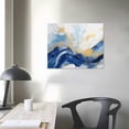 thumbnail image 3 of EastSmooth  Blue Grey Abstract Canvas Wall Art Decor Fantasy Modern Artwork Painting for Living Room Bedroom Wall Pictures Graffiti on White Background, 3 of 4