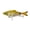 Chrome Gizzard, variant on 6th Sense – Trace Multi-Jointed Swimbait Series, Realistic Swimming Hard Bait