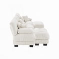 thumbnail image 3 of Modern Luxury Chenille U-Shaped Sectional Sofa for Living Room - 220×80×75cm, 3 of 19