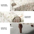 thumbnail image 2 of Upholstered Accent Chair with Wide Back, Lounge Removable Cushion Seating for Home Living Room Spring, 2 of 7