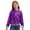 Purple, variant on iiniim Girls Sequin Bomber Jacket Lightweight Sparkle Long Sleeve Zipper Jacket Coat Dancing Party A Silver 8