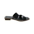 thumbnail image 2 of Franco Sarto Women's Emily Flat Sandal Black Leather 8M, 2 of 3