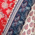 thumbnail image 2 of Indigo Bazaar Marbella 5-Piece Comforter Set, King, Red, 2 of 5