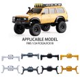 thumbnail image 3 of fastboy Aluminum Alloy 1/24 Front And Rear Axle Housings For FCX18 FCX24 Crawler 2pcs RC Car Accessories Replacement Parts Titanium, 3 of 6