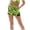Glisme Green333, variant on Glisme Casual Shorts For Women Fashion Patchwork Casual Loose Pocket Elastic Waist Shorts Green Trousers Flexible Fit
