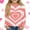 Orange#1, variant on IVEYRTF Kids Valentine's Print Long Sleeve Shirt Crewneck Pullover Top Soft Casual Blouse for Girls Toddler Youth Round Neck Tee Everyday Outfit Holiday Party Wear(Beige#2,11 Years)