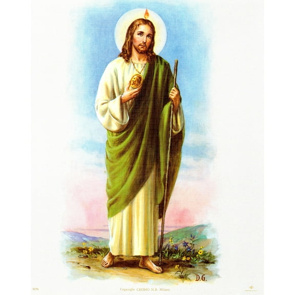 Religious Wall Art, Laminated Print, Unframed, Art Decorative Paper 8" x 10"