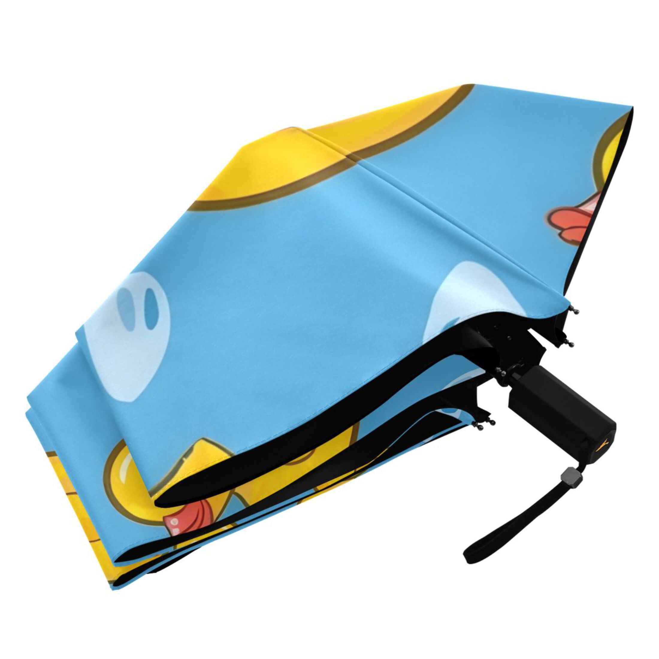 Little Duck on Water Compact Sun Umbrella Windproof Travel Umbrellas for Rain Strong Portable UV Protection