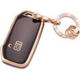 thumbnail image 1 of HAHDAXIA for Kia Key Fob Cover Soft TPU Full Protection Smart Key Case Shell with Bling Keychain Fit for Kia Cerato Ceed Forte NIRO Seltos Sorento Sportage Soul 5 Buttons Smart Key Case Holde, 1 of 6