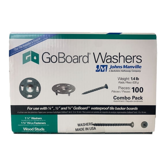 GoBoard Fastener & Washer Combo Pack for Wood Studs - 70005849