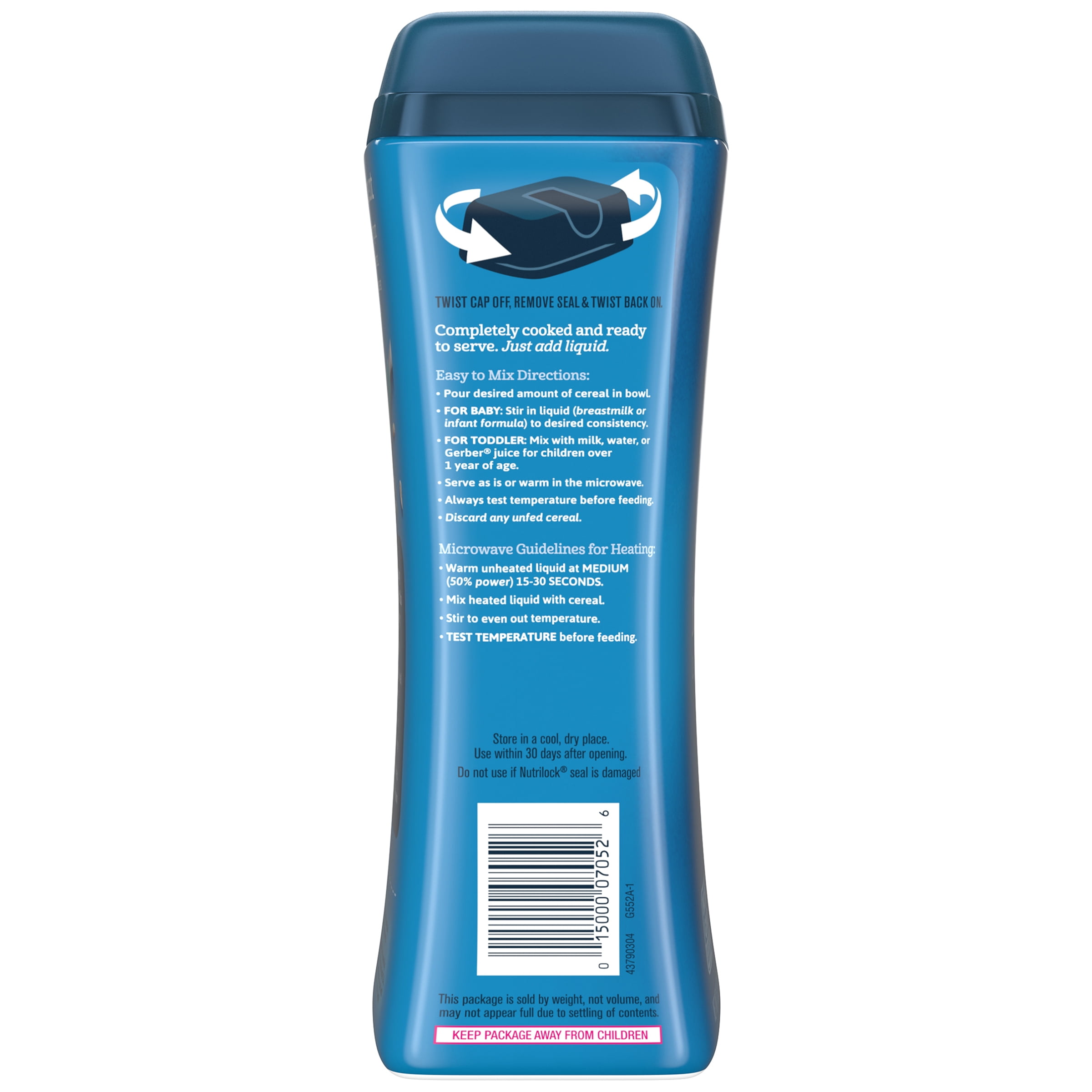 gerber organic multigrain cereal