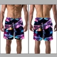 thumbnail image 3 of luoweisi Men's Beach Shorts Quick Dry Swim Trunks with Mesh Lining Dragonfly L, 3 of 5