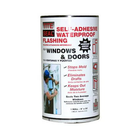 Cofair Products TS933 Flashing, Window & Door, Self-Adhesive, Waterproof, 9-In. x (Best Window Flashing Tape)