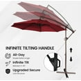 thumbnail image 2 of MONDAWE Patio Umbrella with Easy Tilt and Crank, Outdoor Market Umbrella (with Secure Strap), 2 of 7