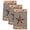 Brown, variant on Western Texas Star Vintage Kitchen Towels Set of 1, Rustic Wreath Wood Red Plaid Absorbent Dish Towels for Kitchen, Microfiber Hand Towel, Quick Drying Tea Towel for Cleaning Decorative Dishcloths