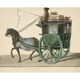 thumbnail image 3 of Nicolino Calyo 14x12 Black Modern Framed Museum Art Print Titled - The&nbsp;Cab (ca.&nbsp;1840), 3 of 5