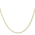 thumbnail image 2 of 14K Yellow Gold Spiga Wheat Chain Necklace 18 inch 1 mm Diamond-cut Parisian with Lobster Clasp, 2 of 4