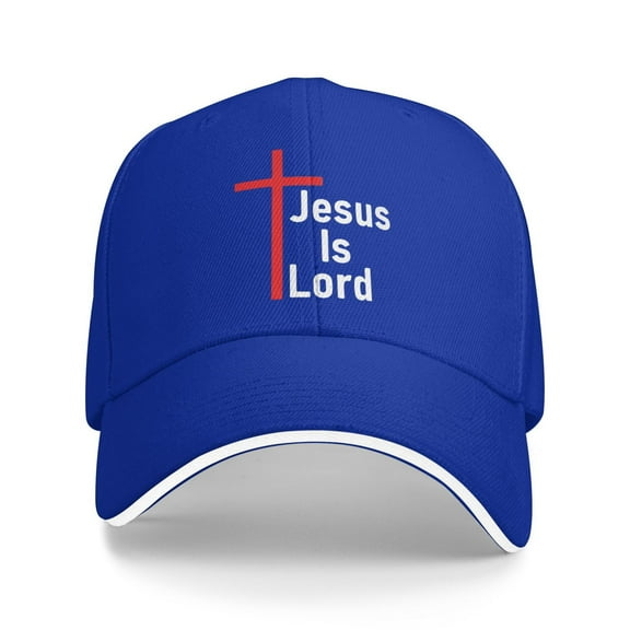 Jesus Is Lord Unisex Sandwich Cap Classic Baseball Capunisex Adjustable Casquette Dad Hat