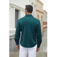 thumbnail image 4 of COOFANDY Men's Button Down Long Sleeve Dress Shirts Wrinkle Free Athletic Fit Untucked Shirt, 4 of 6