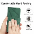 thumbnail image 6 of ELEHOLD for Samsung Galaxy S8 Plus Flip Wallet Case, Magnetic PU Leather Wallet Case with Card Holder Kickstand Hand Strap Shockproof Folio Flip Protective Cover, green, 6 of 8
