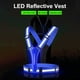 thumbnail image 1 of Chaqueta de seguridad LED Chaleco de seguridad de trabajo nocturno reflectante ajustable para niños adultos FLhrweasw Nuevo, 1 of 9