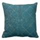 thumbnail image 1 of Funda de almohada ABPHQTO Vintage Western Turquesa y Dorada 50x50 cm, 1 of 1