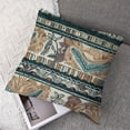 thumbnail image 7 of Pack of 2 Throw Pillow Covers Decorative Pillow Cases for Sofa Couch Bed, Bohemian Striped Geometric Pattern, Green Taupe Cream, 7 of 7