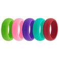 thumbnail image 1 of Silicon Wedding Rings,Silicon Wedding Bands,Green Ring,Red Ring,Purple Ring,Orange Ring,Silicon Engagement Ring 9 Green, 1 of 3