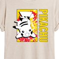 thumbnail image 3 of Pokémon - Tie Dye Pikachu - Juniors Ideal Flowy Muscle T-Shirt, 3 of 5