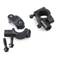 thumbnail image 2 of Pair of 10MM 7/8 Inch Motorcycle Aluminum Handlebar Mirror Mount Clamp (Black), 2 of 3